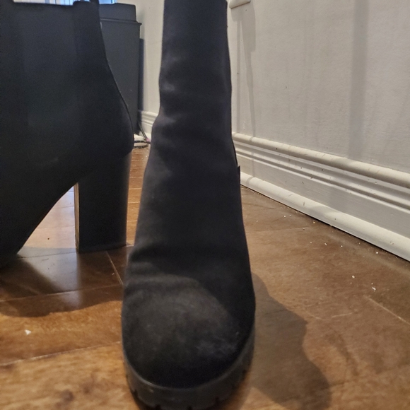 Coach Odelle black suede booties - Picture 2 of 5